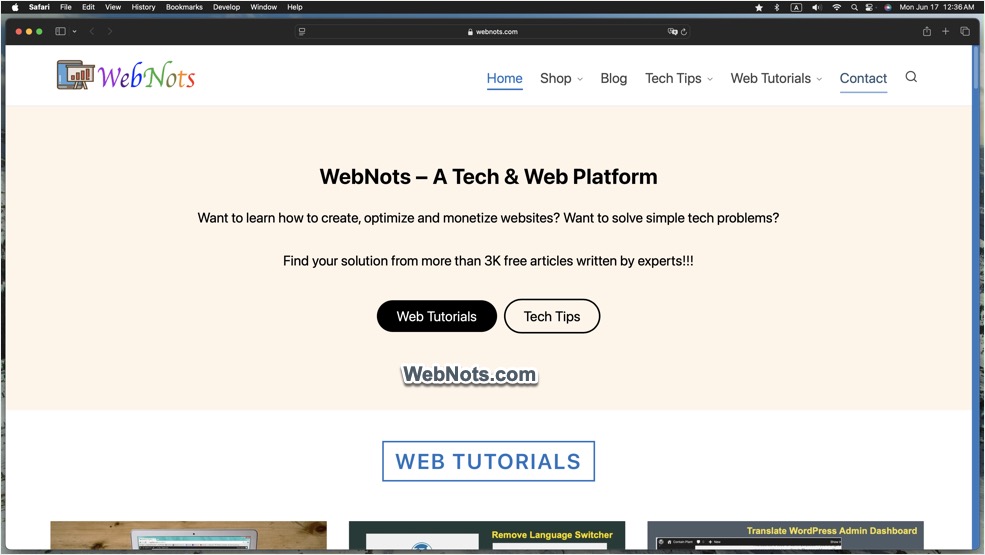 Single App in Full Window