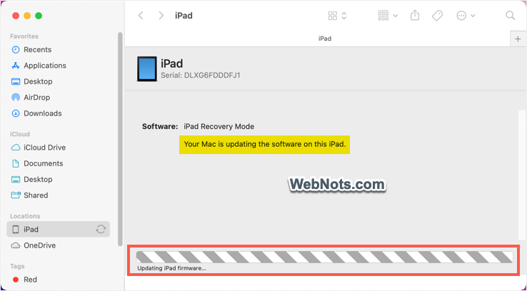 iPad Firmware Updated