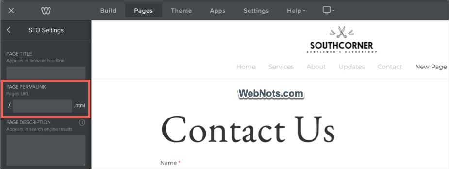 Change Page URL and Title