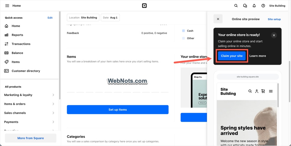 Claim Your Site