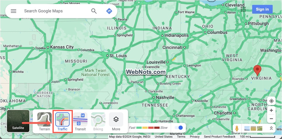 Enable Traffic View