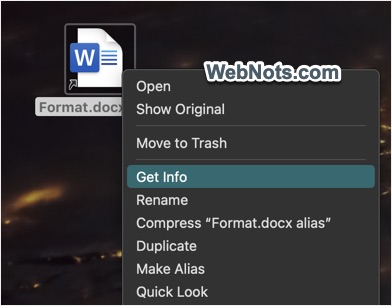Get Alias Info