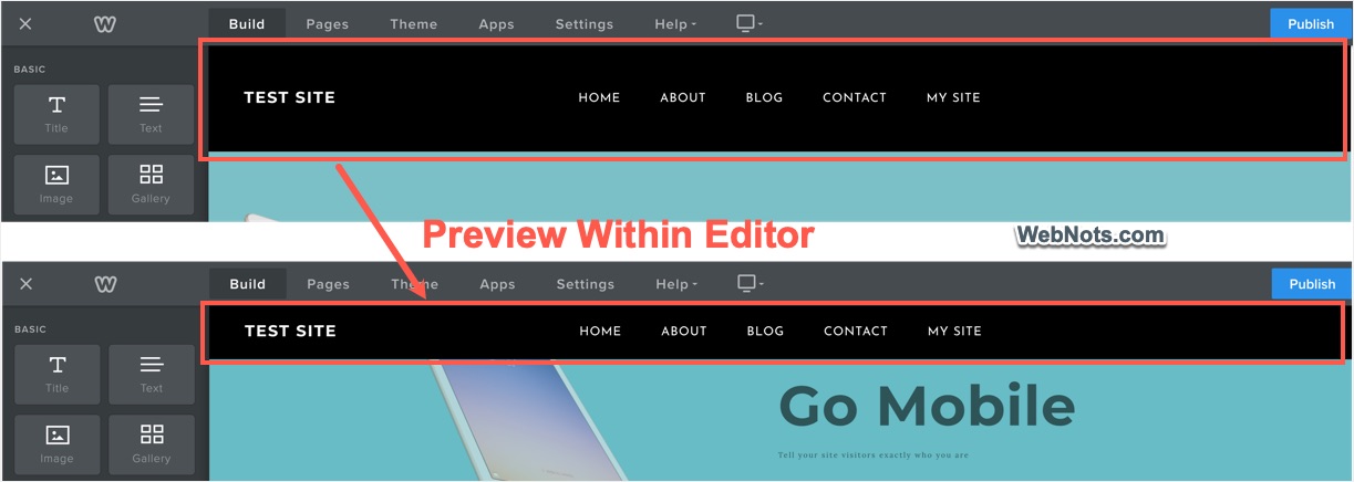 Preview Within Editor