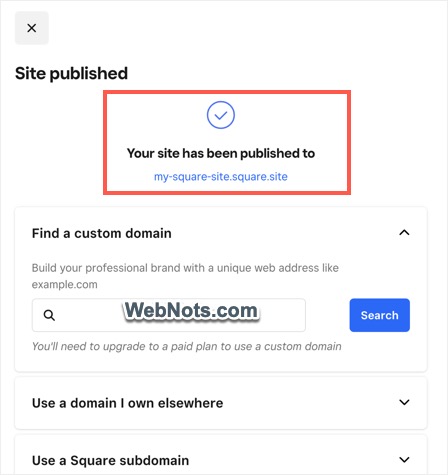 Site Published