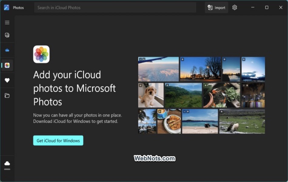 View iCloud Photos in Windows 11 Photos App