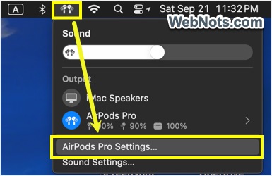 AirProds Pro Settings