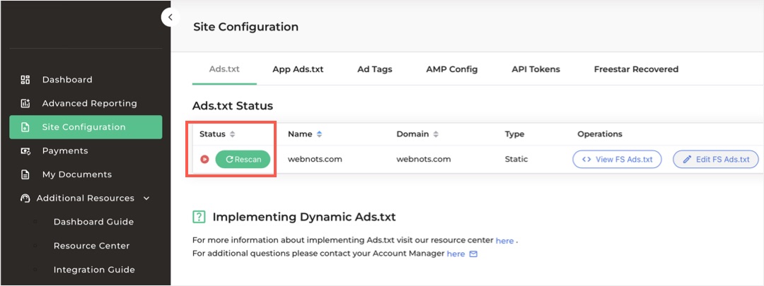 Check Ads.txt File Status