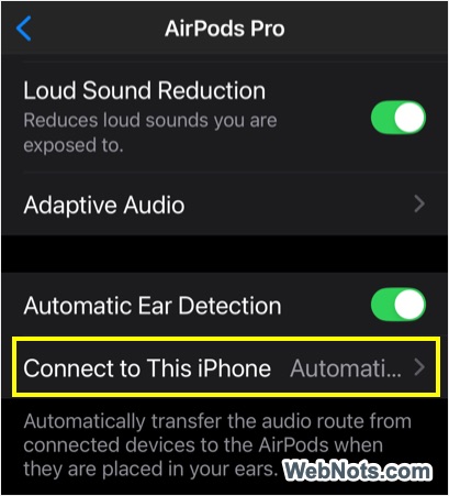 Connection Options