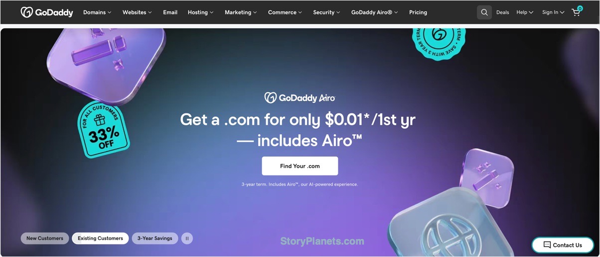 GoDaddy Site Builder
