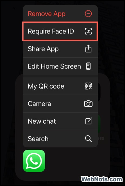 Lock App with Face ID