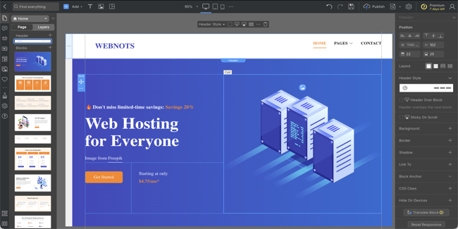Nicepage Website Builder
