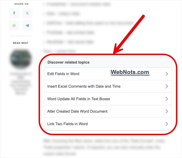 Related Ads on Published Site