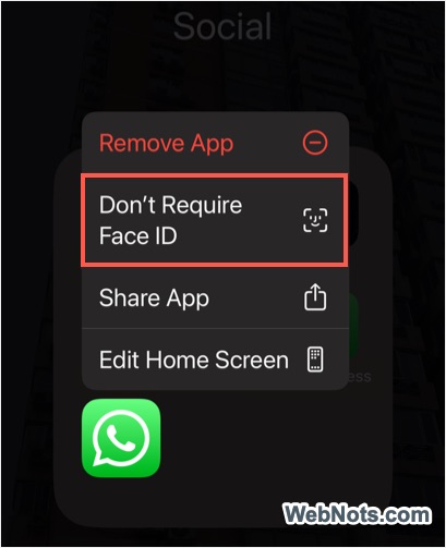 Remove App Lock