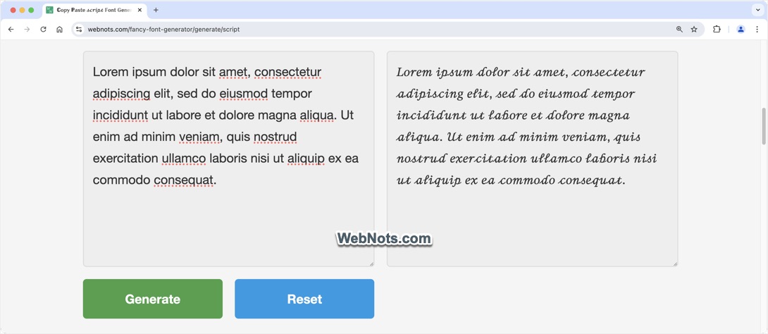 Script Font Generator Tools