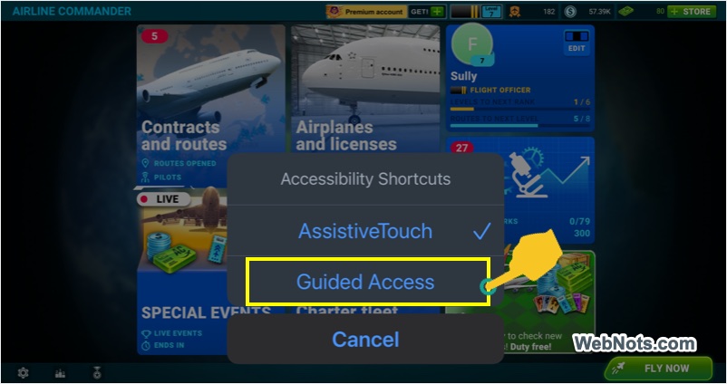Select Guided Access
