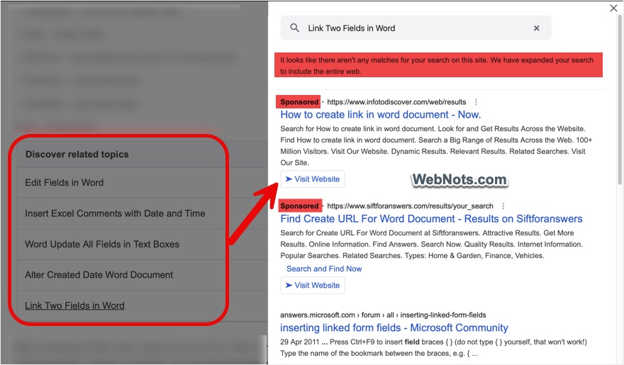 Sponsored Ads in Search Results