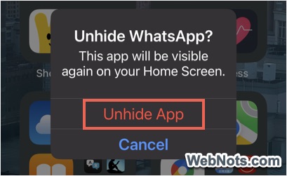 Unhide App