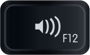 F12 Increases Volume
