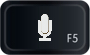 F5 Start Dictation
