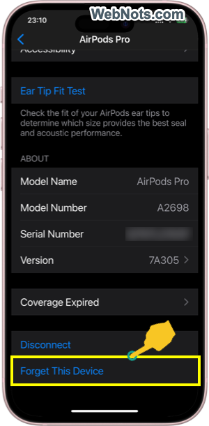 Forget AirPods Pro Connection