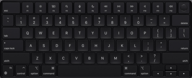 Latest MacBook Pro Keyboard