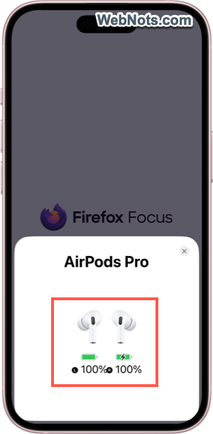 Right and Left AirPod Batter