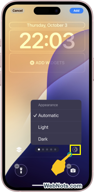 Select Wallpaper Mode