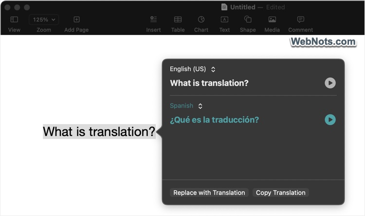 Content Translated Online