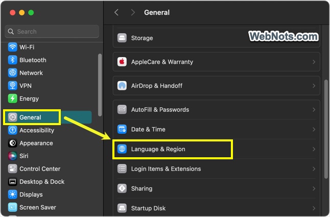Mac Language Settings