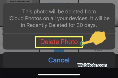 Delete Photos