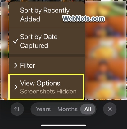 Screenshots Hidden Message
