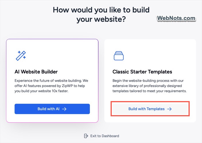 Build with Templates