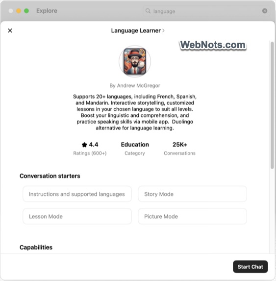 Language Learning GPT