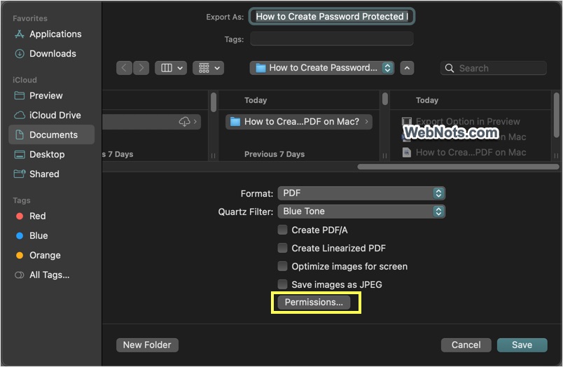 PDF File Permissions