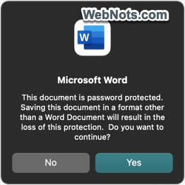Word Warning