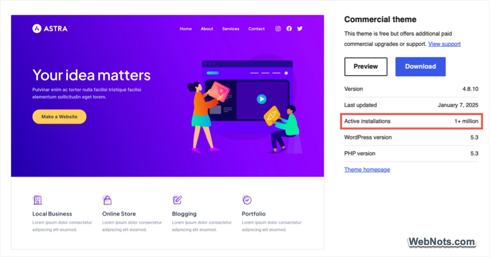 WordPress Astra Theme