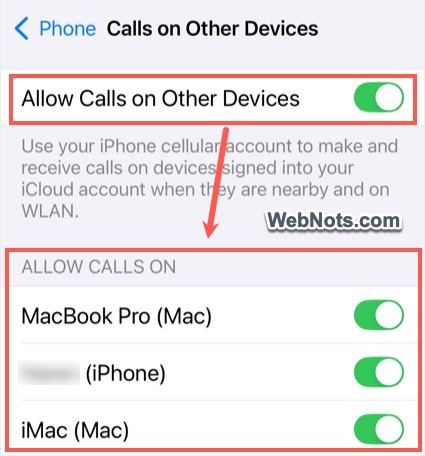Allow Calls on Mac