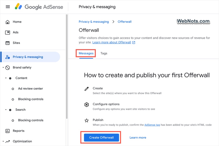 Create Offerwall