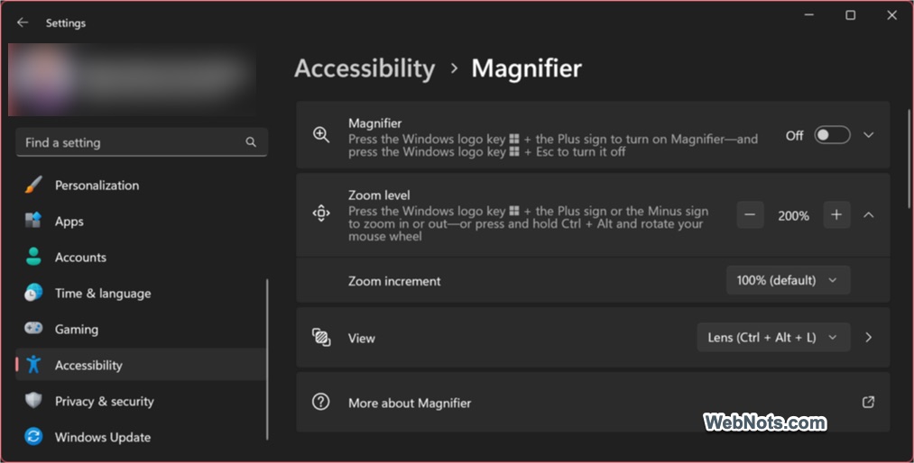 Handle Magnifier with Mouse