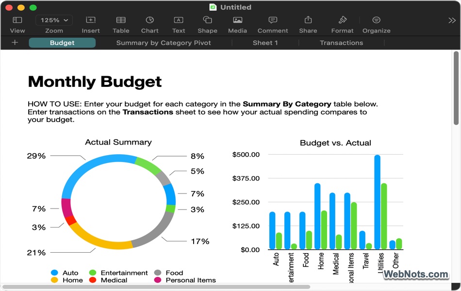 Numbers App Tips for Mac