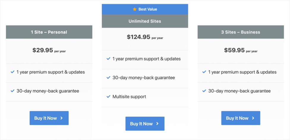 Perfmatters Pricing Plans