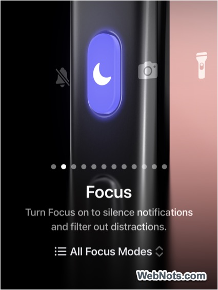 iPhone Action Button Controls