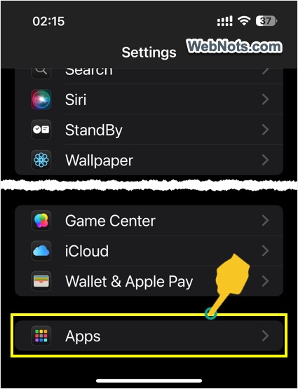 Apps Settings