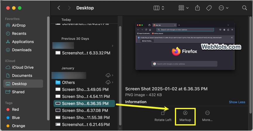 Markup Extension in Finder