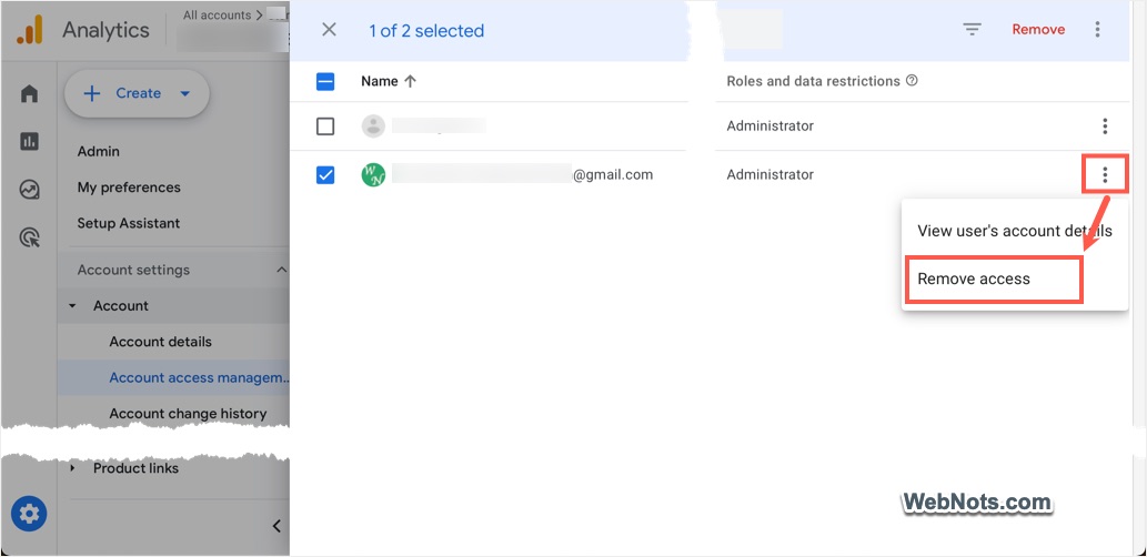 Remove Access