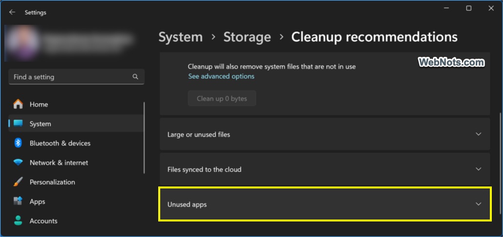 Find Unused Apps