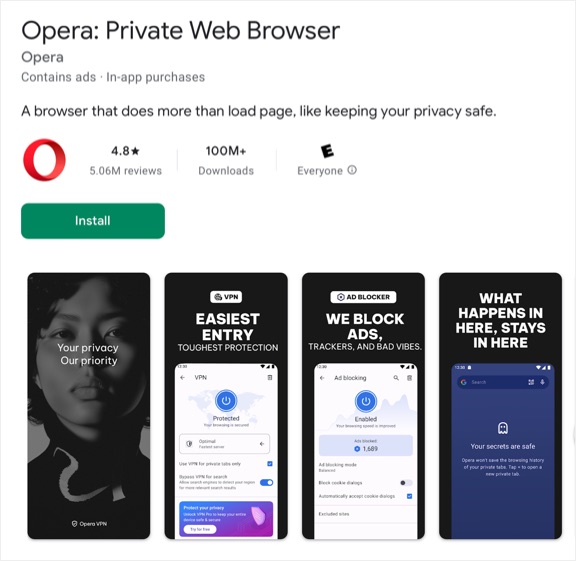 Opera Android Browser