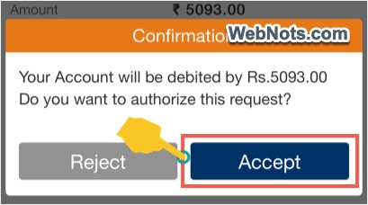Accept Payment Request
