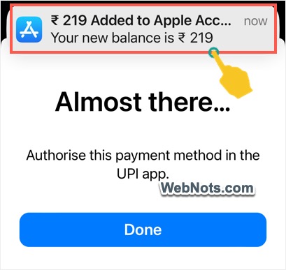 Funds Added After Approval