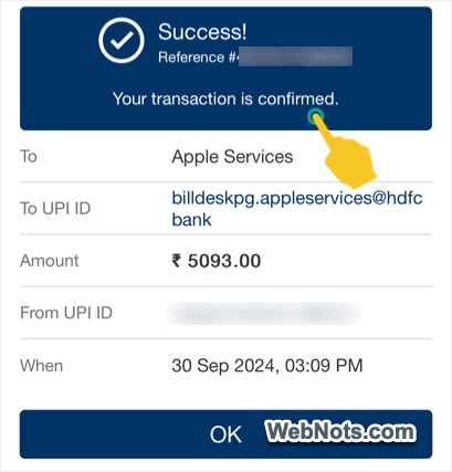 Payment Successful